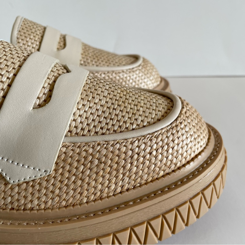Schutz Viola Weekend Cream Loafers Size 8.5 - Picture 7 of 13